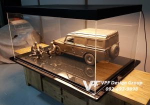 กล่องครอบโมเดลแบบมีไฟ