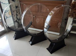 แสตนด์อะคริลิค ใส่พัดลม LED